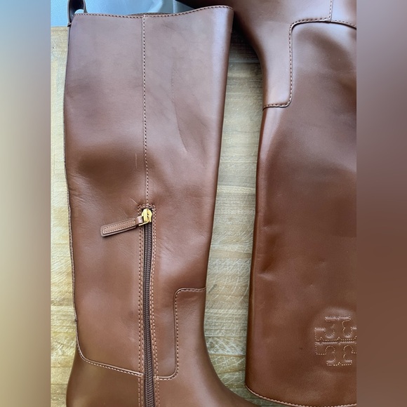 New Tory Burch “The Riding Boot” in Palissandro Brown Women’s Size 6.5 - Picture 7 of 13